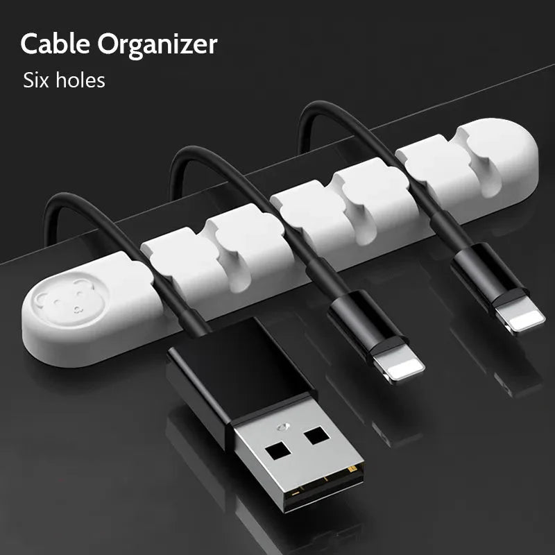 Bear Silicone Wire Organizer Storage Wire Organizer - Tophatter Daily Deals